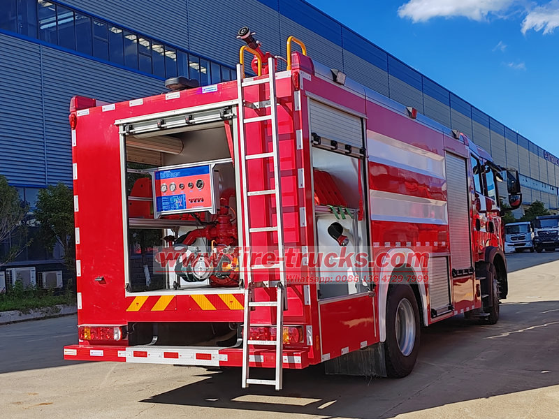 HOWO firefighting truckr ready for shipment