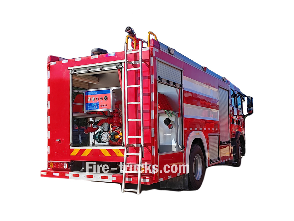 Sinotruk HOWO 4x2 Water Foam Fire Fighting Truck