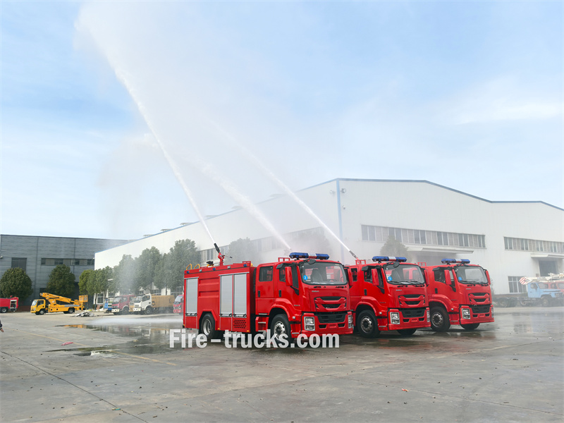 Banama Isuzu FVZ 6HK1 engine fire tender