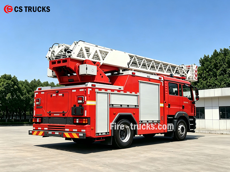 howo 25 Meter Automatic Outrigger Fire Ladder Truck howo 25 Meter Automatic Outrigger Fire Ladder Truck