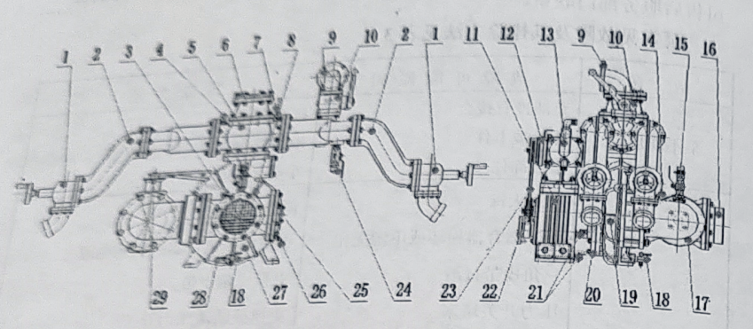 CB10/60-RS pump structure drawing CB10/60-RS pump structure drawing