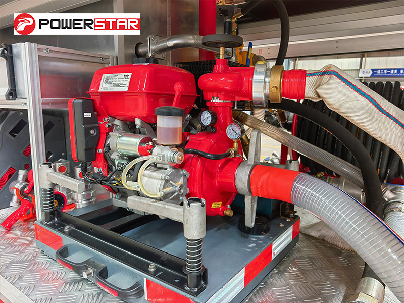 ISUZU 4x4 JBQ 5.510 Fire Pump Flow 10Ls for Factory Fire Fighting Philippines