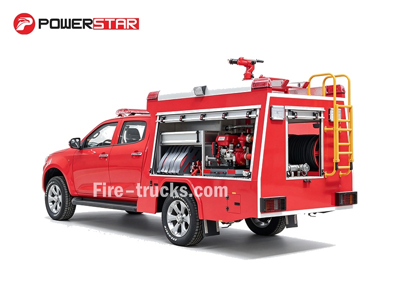 ISUZU 4x4 Emergency Fire Truck Pickup for Chemical Tank Farm Fire Fighting Liberia