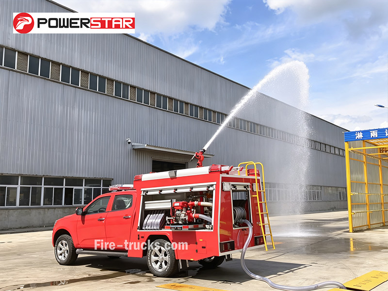 ISUZU 4x4 Emergency Fire Truck Pickup for Aircraft Fire Rescue Mongolia