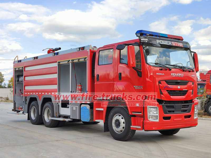 ISUZU өрт сөндіру көліктеріндегі стандартты өрт сөндіру жабдықтарының мақсаты