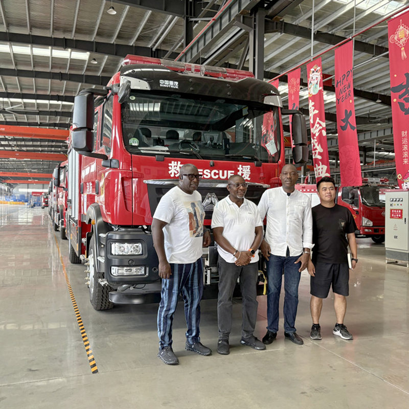 Эфиопия тұтынушы Isuzu ұнтақты өрт сөндіру көлігін сатып алуға келді