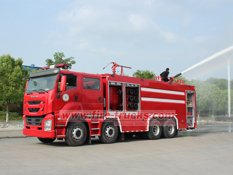 ISUZU ұнтақты өрт сөндіру көлігінің әрбір бөлігінің құрылымы мен функциялары