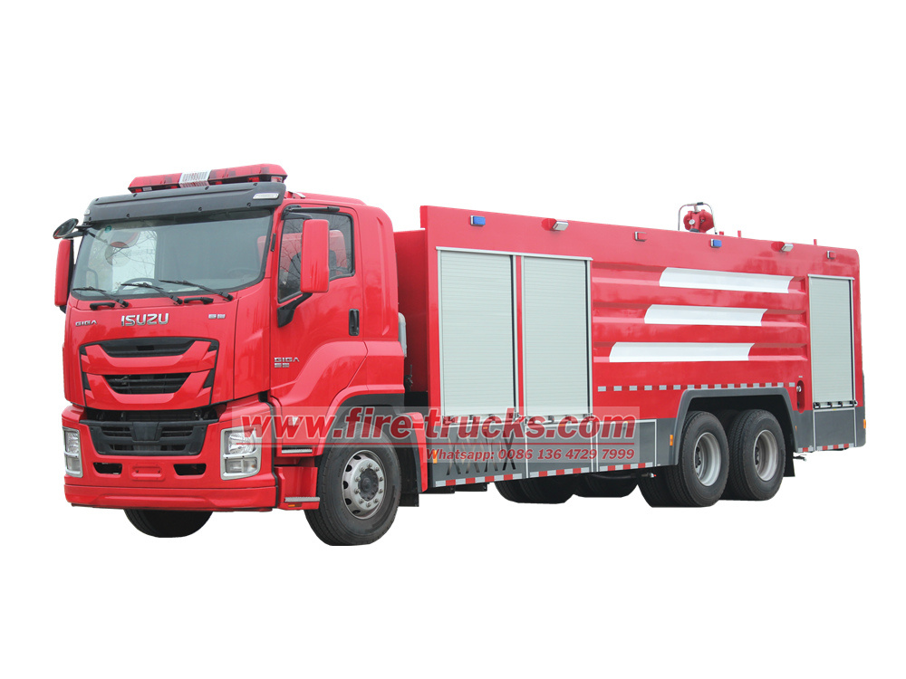 POWERSTAR ISUZU GIGA 6X4 Water Foam Fire Truck Manual