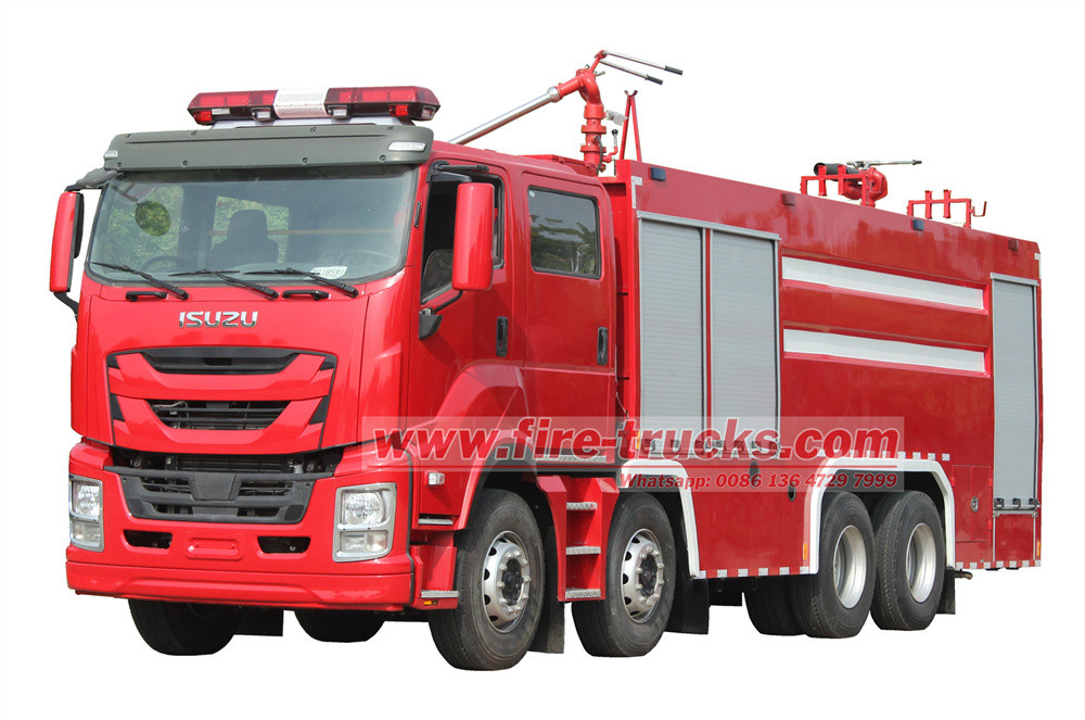 POWERSTAR TRUCKS ISUZU GIGA Water & Foam & Powder Fire Truck Manual